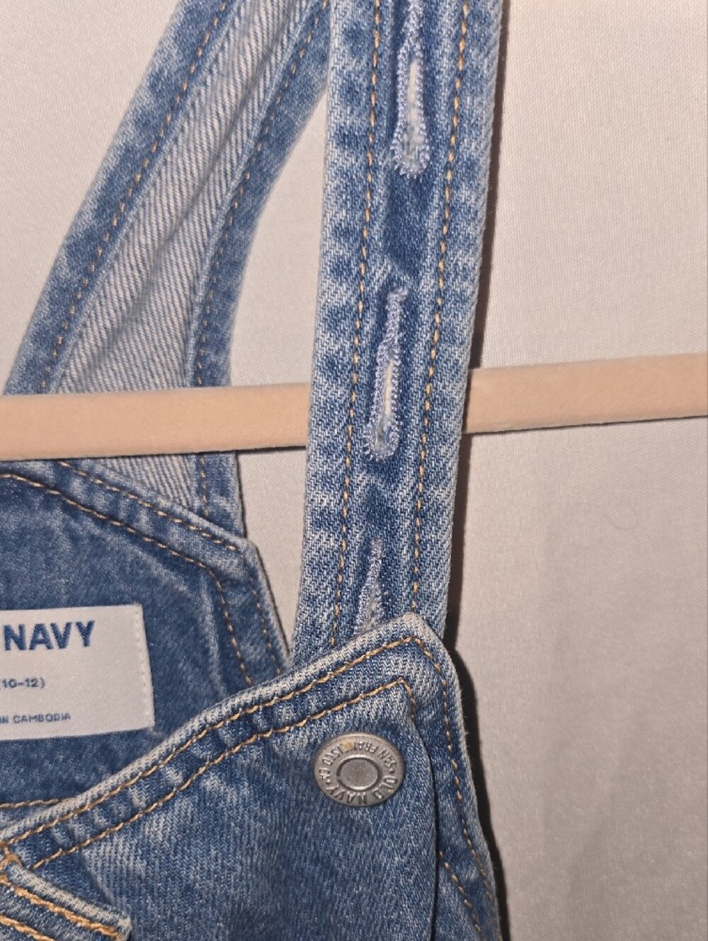 Old Navy Blue Denim Pinafore Dress - Picture 6 of 6